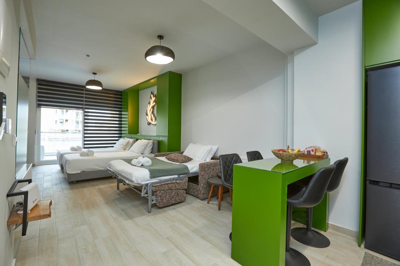 Olea Apartments Salonicco Esterno foto